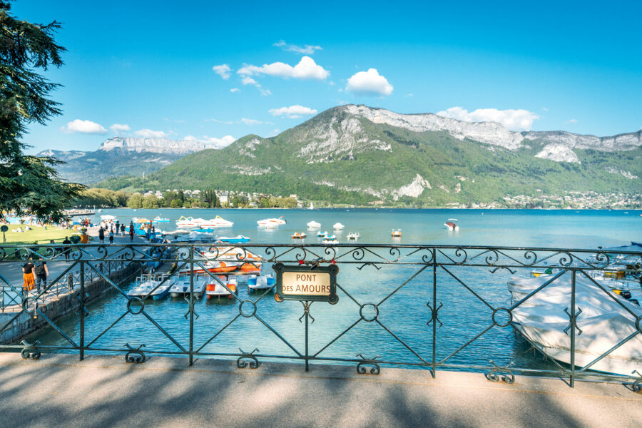 Lover's Bridge in Annecy France