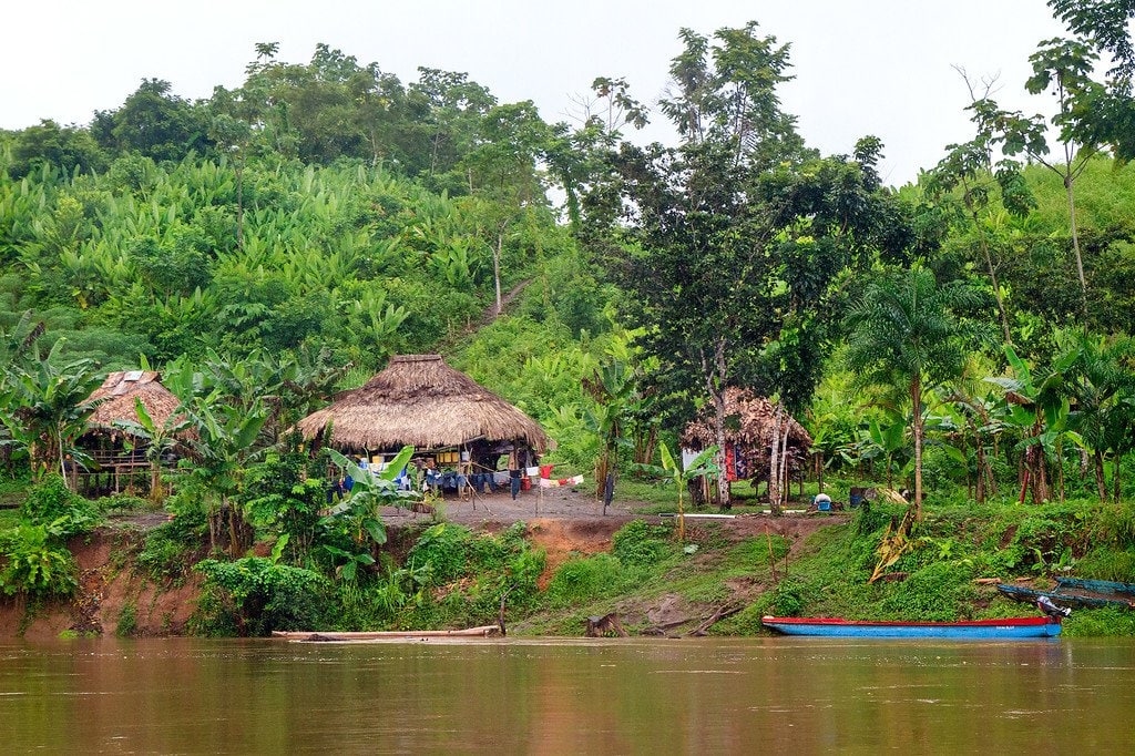 Indigenous Homes Darien Gap Panama