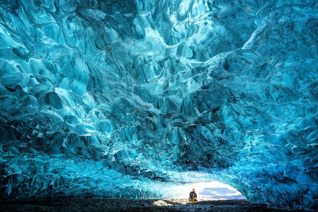 Crystal Ice Caves Under Vatnajökull Glacier Ice Cave Photography