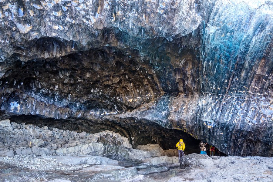 Emerging from the Ice Iceland Glacier View