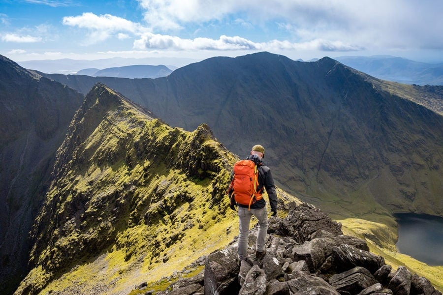 Hiking Carrauntoohil in Ireland