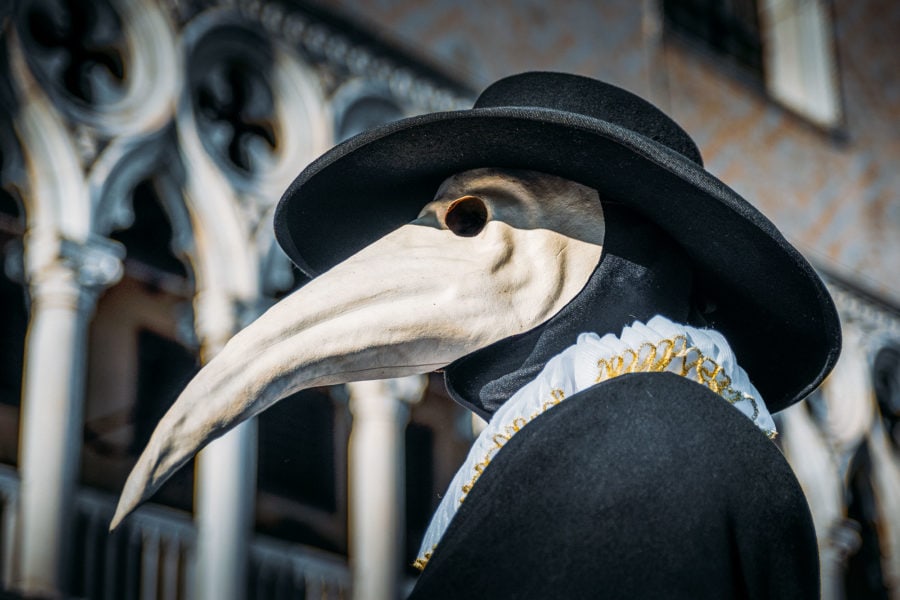 Plague Doctor Venetian Mask