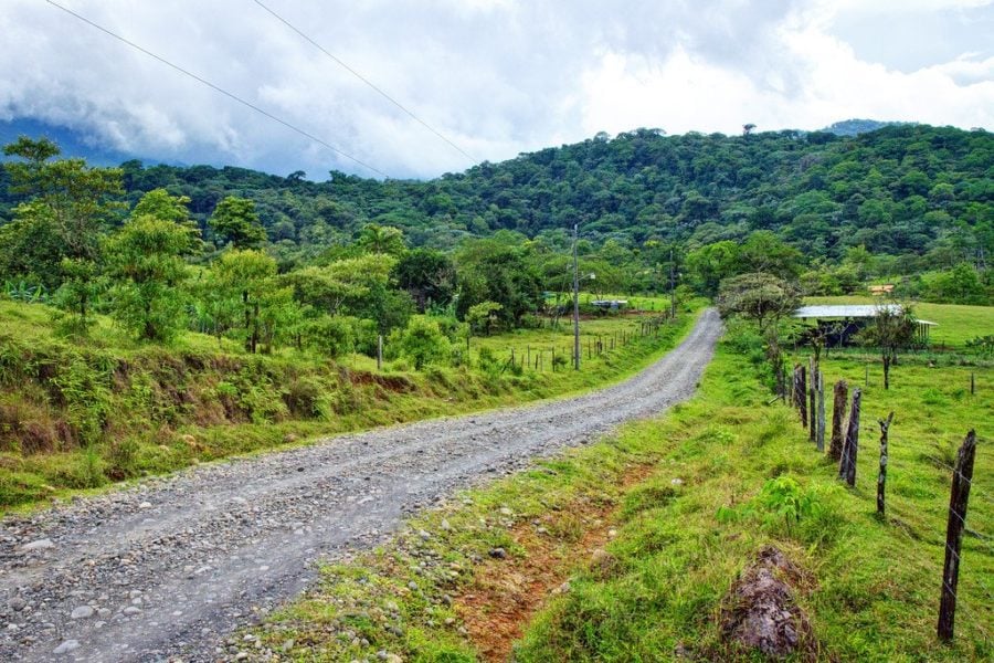 Entrance Rio Celeste Costa Rica