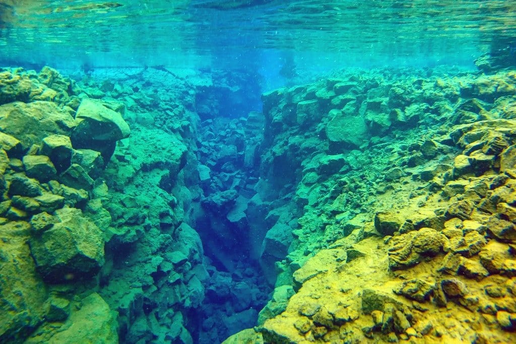 Diving the Silfra Fissure Iceland Photography